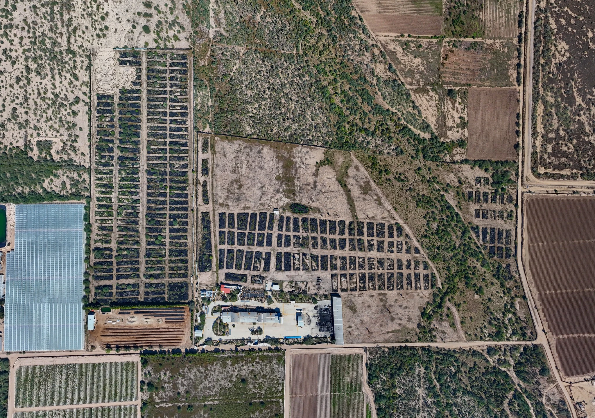 Carbon Black industrial plant aerial view 1